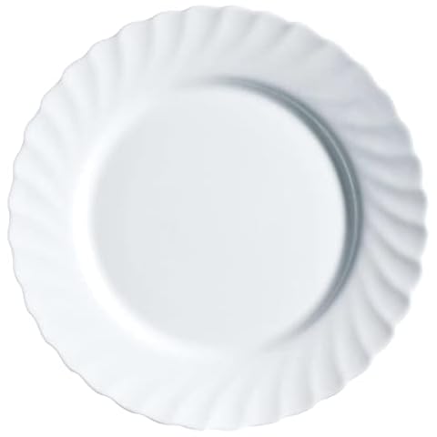 Luminarc White Trianon Dinner Plate 24.5cm Cover