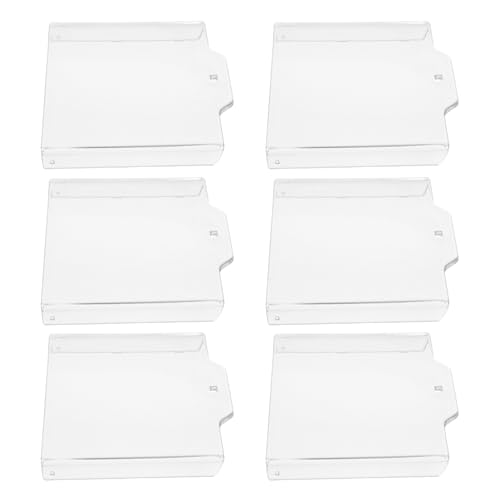 POPETPOP Cache Déclencheur Incendie Lot de 6 en ABS Transparent, Couvercle de Protection pour Point d'Appel Manuel, Adapté aux Environnements Industriels et Inspections Régulières