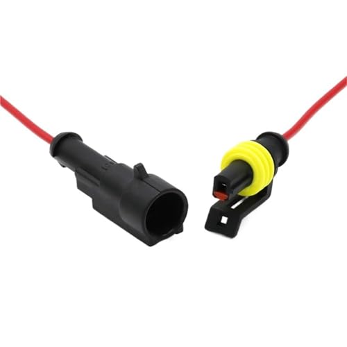 Conectores AMP para coche evitan cortocircuitos por humedad con enchufe impermeable 3 pines 4