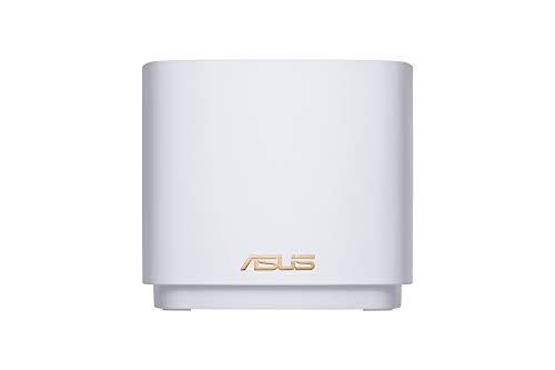 ASUS ZenWiFi XD4 Blanc - Système Wi-FI 6 AX Mesh, Double Bande (2,4 GHz / 5GHz), 1800 Mbit/s, 400m2, AiProtection avec TrendMicro à Vie, Ports WAN/LAN