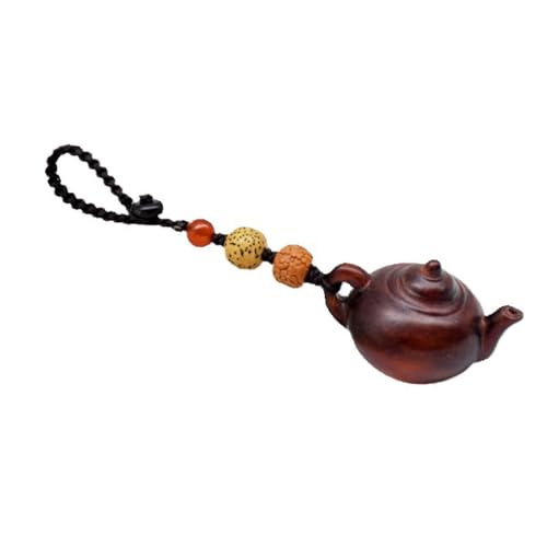 AXHNG Anhänger Holzschnitzerei Dekoration Retro Dekorative Ornamente, Geeignet Für Wohnzimmer, Schlafzimmer, Büro, Zuhause Feng Shui(7.6cm, 1)