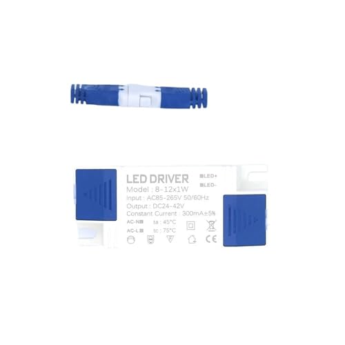 Driver LED 8-12W Transformateur de Puissance DC24-42V 300mA pour Panneau et Spot Downlight DIY