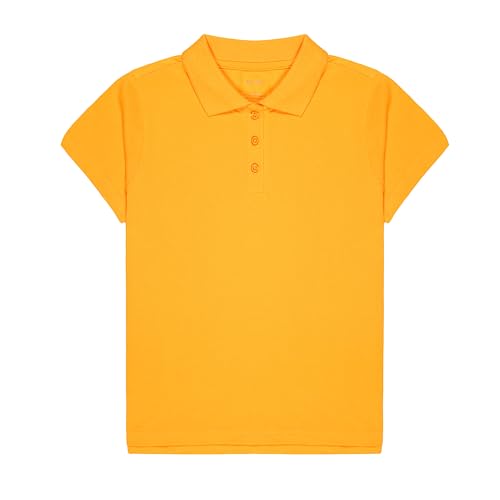Image of Girls Cotton Polo Tshirts Short Sleeve