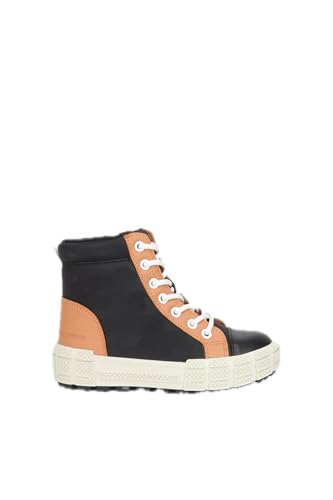 Cougar Kids Brave_K bottes hiver enfant lacets tan/noir 6J