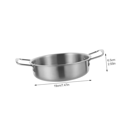 Wok de acero inoxidable multifuncional PRETYZOOM miniatura 2