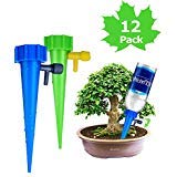 KasePlus Plant Self Watering Spikes, Plant Waterer, 12 PCS Plant Watering Devices with Slow Release Control Valve