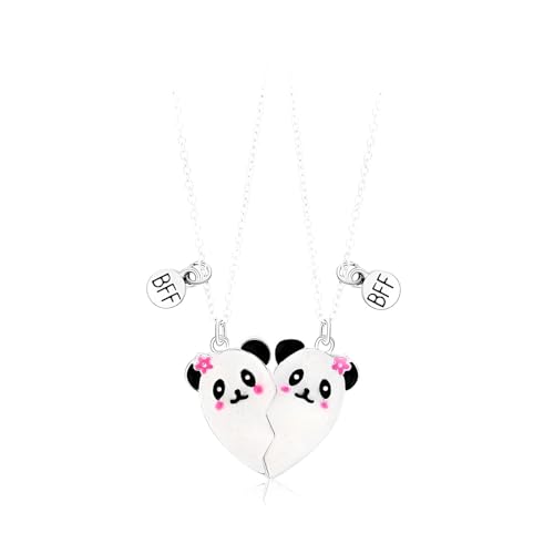 Collier Pendentif Coeur brisé de Panda à offrir pour un anniversaire mémorable