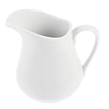 VALICLUD Taza de Leche Cerámica con Asa para Latte Art Recipiente Pequeño para Café Yogur y Jugos Fácil Limpieza para Restaurante y Bar