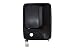 PT Auto Warehouse FO-3523A-FR - Outside Exterior Outer Door Handle, Textured Black - Passenger Side Front