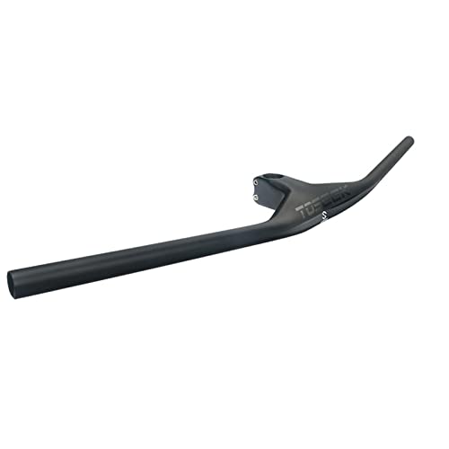 Bicycle Handlebar, 3K Carbon Fibre Bicycle MTB Riser -17 Degree One-Shaped Integrated Handlebar with Stem for Mountain Bike Parts 600-800/80-118Mm…