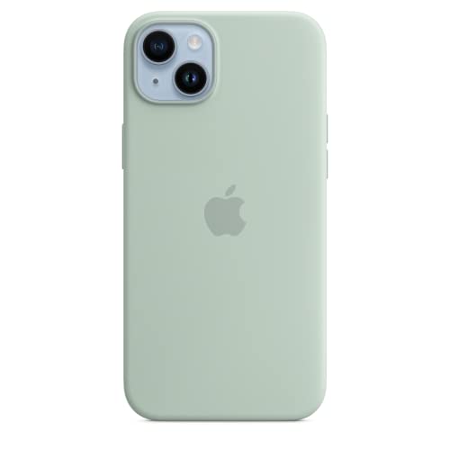 Image of Apple iPhone 14 Plus Silicone Case with MagSafe - Succulent 