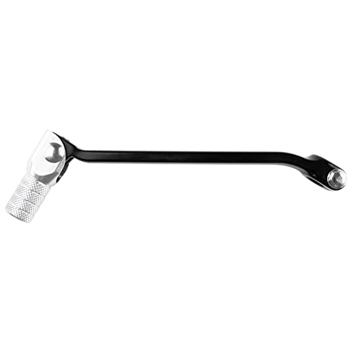 Tusk Folding Shift Lever Black/Silver Tip - Fits: Suzuki DR650S 2015-2019