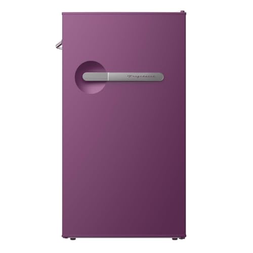 Frigidaire, 3.2 Cu. Ft. Retro Series Compact Refrigerator, Built-In Side Bottle Opener, Plum