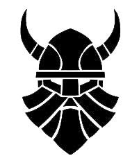 PLU Viking Black Decal Vinyl Sticker|Cars Trucks Vans Walls Laptop| Black |5.5 x 3.5 in|PLU578