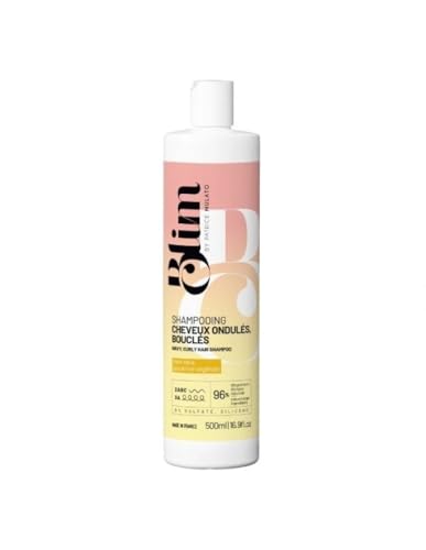Shampooing cheveux ondulés bouclés Blim 500ML redonne vie aux cheveux secs et sans volume