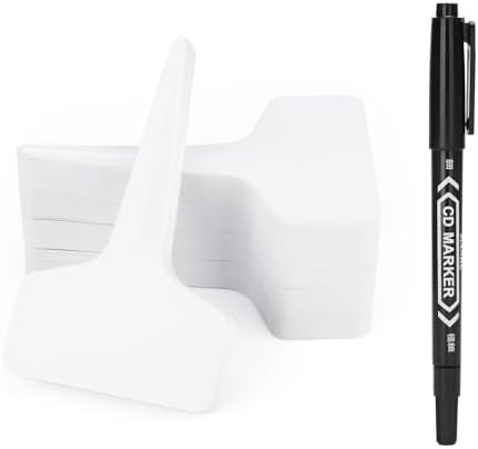 KINGLAKE GARDEN Plant Labels 200PCS 4 Inch Plastic Plant Name Tag...