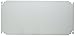 Hoffman LP2346 Panel, Steel, Fits 230 mm x 460 mm, White
