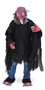 Zagone Studios Vulture Red Bird Costume Kit with Mask, Hands, Feet and Rotting Shirt