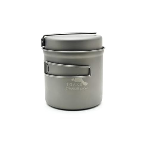 TOAKS Tytanowy garnek 1100 ml z patelnią TOAKS
