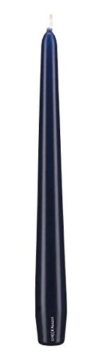 Spitzkerzen Dunkelblau 250 x 25 mm, 12 Stück, konische Kerzen, Kerzen in konischer Form Cover