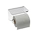 Agplex - Porta Carta Igienica da Parete - Porta Carta Igienica Adesivo con Porta Cellulare - Porta Carta IgIenica bagno in plexiglass trasparente -