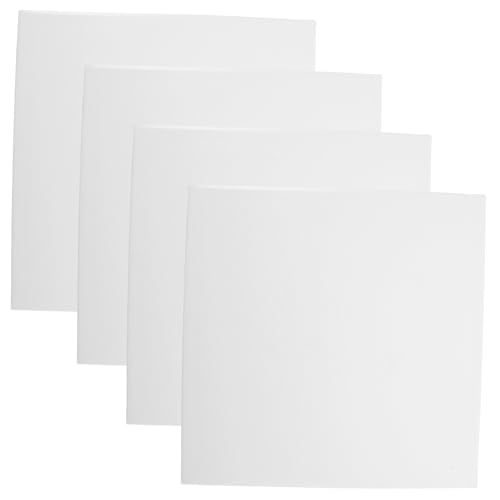 Luxshiny 4pcs Thickened Square Cake Boards Sturdy Cake Base Coated Design