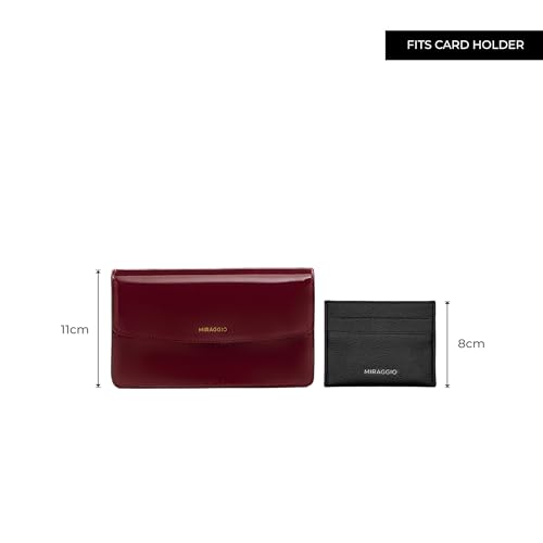 Image of Miraggio Tilly Clutch With Golden Chain Strap | Shoulder Clutch Bag For Women | Soft-Shine Clutches | Gift Items For Women