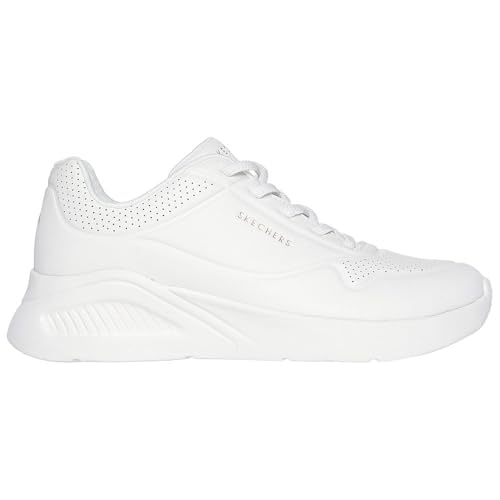 Skechers Uno Lite, Zapatillas Mujer, Blanco, 37 EU