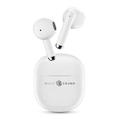 Music Sound, BREEZE Auricolari Bluetooth Wireless con Case Colorata e Touch Control, Fino a 20 Ore Playtime, Auto Pairing, Design a Capsula, Compatti e Portatili