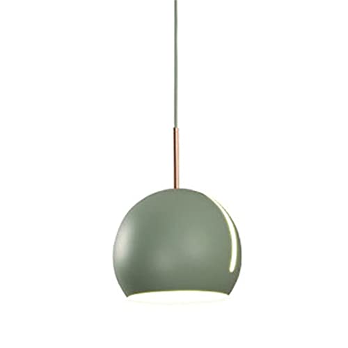 Chandelier vert macaron anti-éblouissement pour îlot de cuisine
