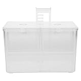 KALLORY Acrylic Fish Breeding Box for Aquarium with Isolated Rooms Prevents Fish Attacks and Allows