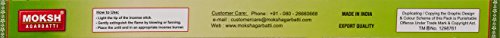 Image of MOKSH Madhur Sugandh Agarbatti Combo - Chandan, Mogra & Rajanigandha Fragrances, Zipper Pouches, 315 g Total, Pack of 3 | for Puja, Prayer & Meditation