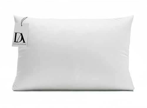 DON ALGODON - Almohada Fibra Hueca - Almohada 105 cm SoftDream - Suavidad Envolvente y Confort Superior - Alta Transpirabilidad y Adaptabilidad - Firmeza Media - Antiácaros e Hipoalergénica