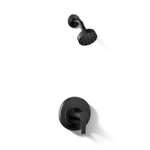 Pitch Rite-Temp Shower Trim Kit con Diverter de Botón Pulsador 1.75 Gpm miniatura 1