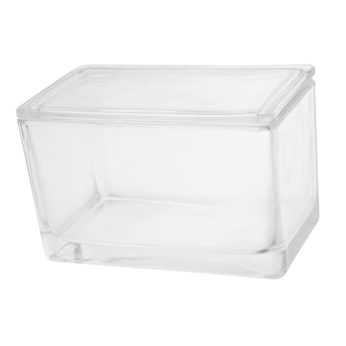 Unomor 60-Slide Glass Staining Jar Versatile Microscope Slide Holder Decanter Stopper