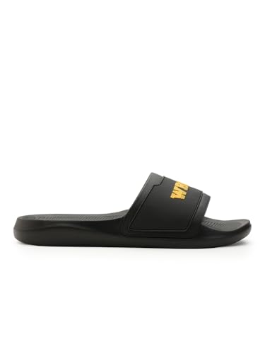Image of WROGN Men's Anti-slip Sliders | Lightweight EVA Sole | Cushioned Comfort Footbed