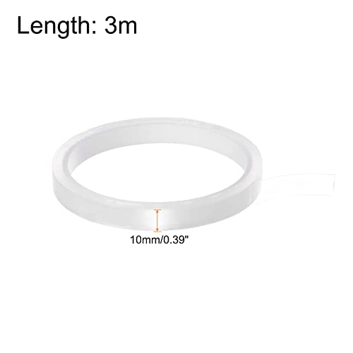 Image of HARFINGTON Caulk Strip Tape Clear 0.4 inch x10Ft Waterproof Sealing Tape with Sealing Tool for Kitchen Cooktop Sink Bathtub Shower Toilet