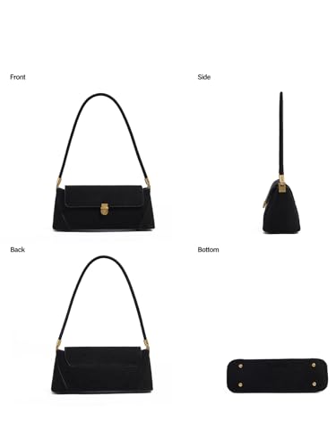 Trendy Suede Shoulder Bags for Women Elegant Crossbody Purse Tote Bag Wallet Winter Fall Satchel Purses and Handbag4