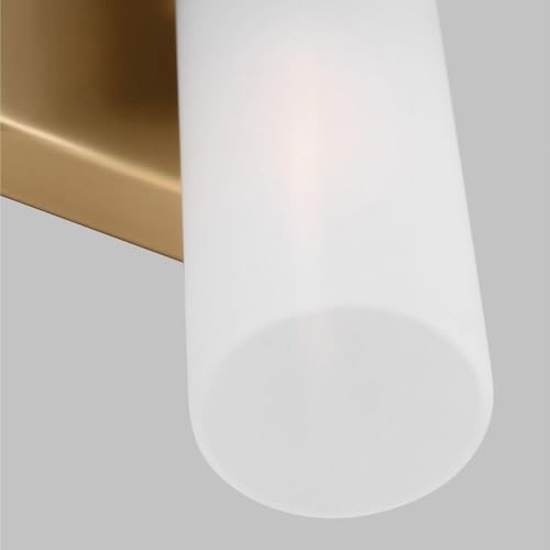 Image of Generation Lighting 4465002-848 Keaton Vanity, 2-Light 80 Total Watts, Satin Brass