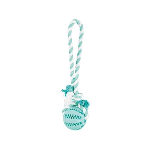 TRIXIE Denta Fun Ball am Tau Naturgummi ø 7 / 24 cm