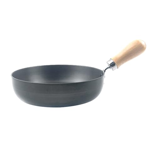 TUKRPQMRI Sartén for huevos de cocina con revestimiento antiadherente, de aleación de aluminio, con un solo mango, for cocina de inducción, estufa de gas/65(20cm)