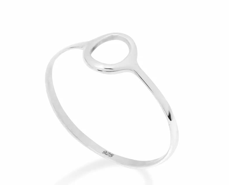 Real Silver Ring Solid 925 Sterling Round Circle Ring For Her (25) (B0BWDGKM46) Amazon Price History, Amazon Price Tracker