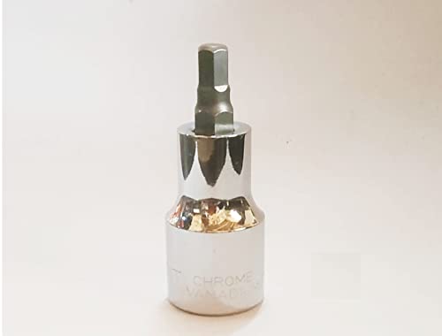 Image of 1 /2 inch Drive Allen Hex Bit Socket, 6 MM, Chrome Vanadium Steel, Heavy Duty, Anti-Slip & Anti-Corrosion, Workshop & Garages