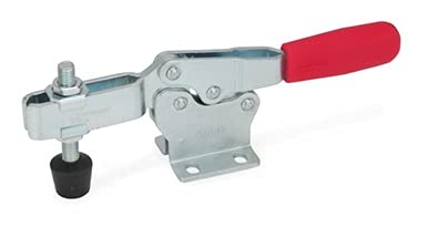 Ganter Normelemente Ganter Standard Elements GN 820 455 MC Horizontalspanner with Scale Real Drive Base, Set of 1, Blue, Passivated (Type M: U-bar version, with two flanged washers, 130)