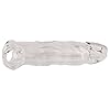 Bigger 6.5inch New Soft Realistic Sleeve Extender Sheath for Men Reusable Male Enhancement Extension Sleeve Clear Color #2
