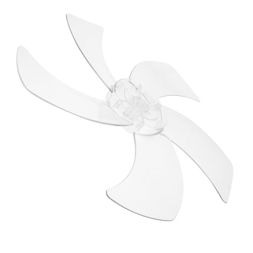 AUTSUPPL Aspas De Ventilador Eléctricas De Pie y Mesa, 16 Pulgadas Cinco Hojas, Plástico As Transparente, Repuesto Para Ventilador Doméstico, Accesorio Para Renovación y Reparación