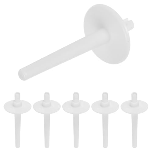 BELLIFFY 6 Piezas Soporte Auxiliar para Bobina de Máquina de Coser Plástico Resistente Adaptador Reemplazo para Portacarretes Compatible con Brother Accesorio de Costura Fácil de Instalar y