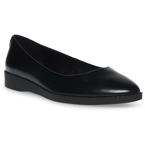 Anne Klein Womens Serene Faux Leather Loafers