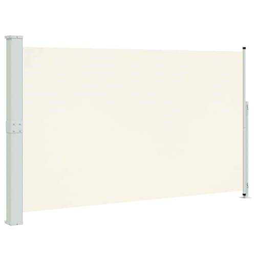 Vidaxl Tenda Laterale Retrattile Per Patio 180X300 Cm Crema