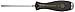 Wiha 53315 Slotted Screwdriver, Heavy Duty with MicroFinish Handle, 5.5 x 100mm